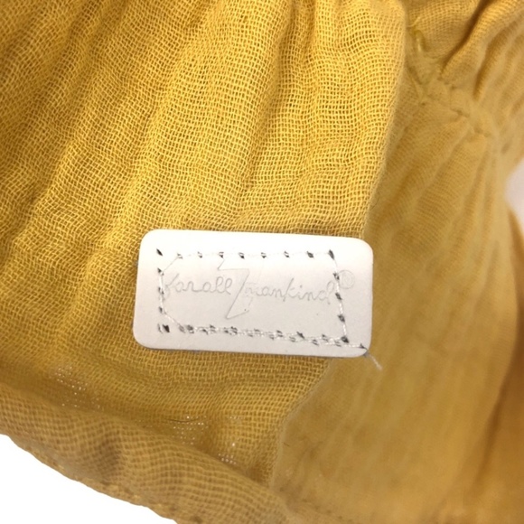 7 For All Mankind Ruffle Sleeve Cotton Top NWT - Picture 4 of 8